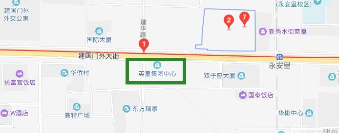 英皇集团中心地图